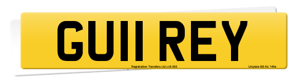 Registration number GU11 REY